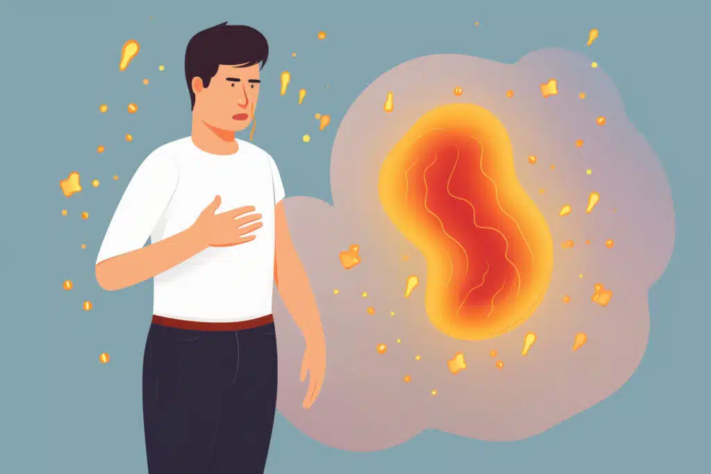 are heartburn and hemorrhoids related