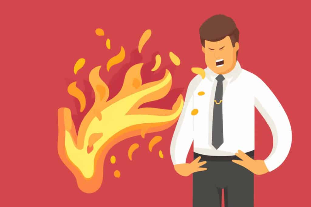 stomach acid and hemorrhoids