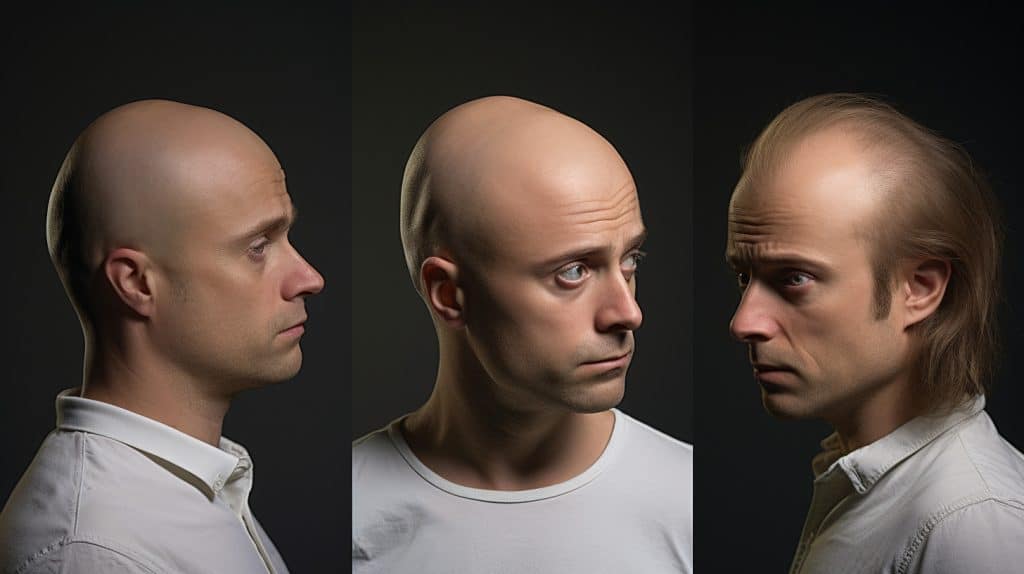 hair loss stages pictures