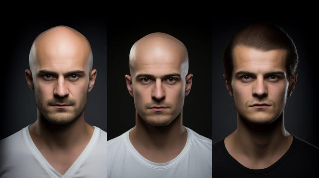 male pattern baldness stages pictures